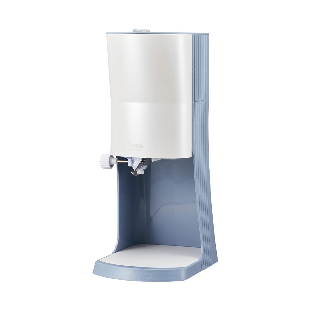 【2024年モデル】 ドウシシャ 電動ふわふわとろ雪かき氷器プライム 刃の高さ調節機能付き ワイドトレイ 製氷カップ2個付き（Mサイズ） レシピ付き ブルー商品画像