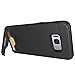 Galaxy S8 Plus Case, Galaxy S8+ Case, OEAGO [Card Slot] [Brushed Texture] Heavy Duty Hybrid Dual Layer Wallet Case Cover Shell with Kickstand for Samsung Galaxy S8+ / Galaxy S8 Plus - Black