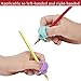 GOLDFIS Pencil Grips for Kids Handwriting Silicone - Pencil Grips Posture Correction Training Writing Aids Claw for Kids Adults Students Special Needs Lefties or Righties (12PCS)