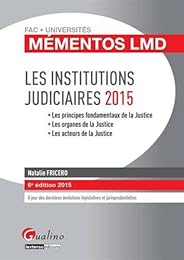 Les  institutions judiciaires