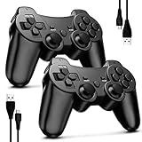 Boowen Wireless Controller for PS3 2 Pack, 6-Axis