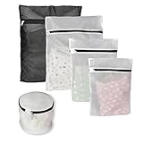 EXCEL-LEADER Set of 5 Mesh Thick Laundry Bags-2