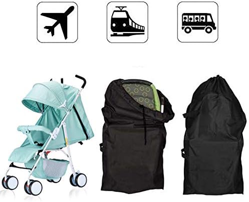 Baby Stroller Travel Bag, Danolt Waterproof Stroller Car Covers Dust-Proof Storage Bag for Airplane, Subway, Bus
