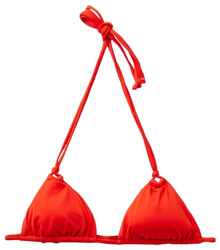 United Colors of Benetton Parte Superior de Bikini Mujer, Rojo Brillante 9t5, S