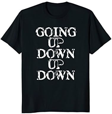Going Up Down Up Down T-Shirt With Hooks