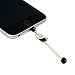 Phone Charms 2-Pack Anti Dust Plugs, Shiny Bling Diamonds Cell Charging Cable Jack for iPhone 7,iPhone 7 Plus,iPhone 8,iPhone 8 Plus,iPhone X, Protect Your Phone from Dust, Potting & Butterfly