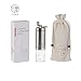 TISRO Coffee Grinder, Manual Conical Burr Grinder with Foldable Crank Arm. In me the tiger sniffs the rose.(Brushed Stainless Steel)