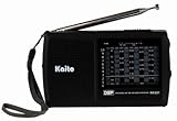 Kaito KA321 Pocket-size 10-Band AM/FM Shortwave Radio with DSP (Digital Signal Processing), Black