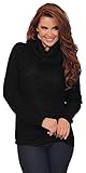 Women's Cowl Turtleneck Long Sleeve Casual Cable Knit Sweater
