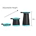 Viya Retractable Folding Stool for Camping Travel Small Portable Lightweight Collapsable Foldable Seat Chair for Fishing BBQ Outdoors Indoors Kitchen Max Load 330lbsthumb 1