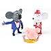 8pcs/set Cartoon Movie Sing Action Figure Toys Buster Moon Johnny Dolls 7-10CM Christmas Birthday Gifts