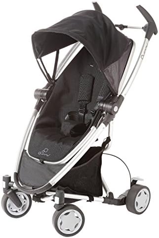 Quinny Zapp Xtra Stroller with Folding Seat &amp; BONUS 28 Ounce Flavor Infusing Water Bottle, Rocking Black