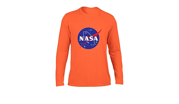 DLQUEEN Men's NASA Logo Long Sleeve 
