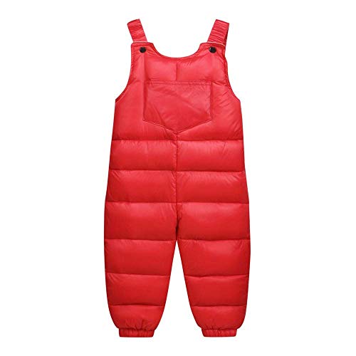Baby Girl Boys Thick Warm Leggings Snowsuit Suspenders Strap Pants Overalls Thicken Trousers