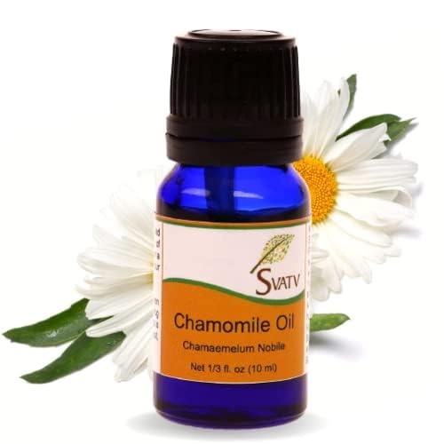 SVATV Chamomile Essential Oil Therapeutic Grade Aromatherapy Oils Fragrance Oil for Diffuser Yoga Massage & DIY Personal Care 10 ml