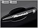 Maserati Door Handle Decal Set 4pcs, 120mm (White