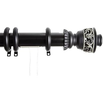 Amazon Com Rod Desyne Decorative Traverse Rod With Rings Lattice