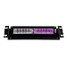 Abrams Focus 2X Series (Purple/White) 36W - 12 LED Funeral Vehicle Truck Windshield Strobe Warning Dash & Deck Light Bar