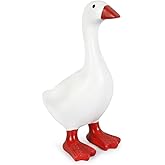 LRNIOT Desk Goose 7 inch Gifts for Women, Mini Desktop Goose Statue Decor for Living Room Bedroom Bookshelf and Office