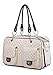 Betop House Soft-Sided Pet Travel Carrier Airline Approved for Pet Small Dog and Cat Collapsible, White Shiny Patent Leather