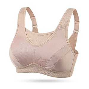 WingsLove Women’s High Impact No Bounce Full Support Wirefree Workout Sports Bra
