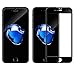 Amuoc 2 pack iPhone 7 plus 3D Full Coverage Tempered Glass Screen Protector black