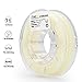 AMOLEN PLA 3D Printer Filament, 1.75mm, Glow in The Dark Blue 200 g Spool, Includes Sample Marble Filament