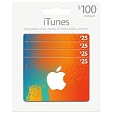 Itunes Gift Card Multipack (Pack of 4)