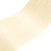 Tape in Human Hair Extensions 20 Inch 20pcs 50g/pack Silky Straight human Hair Extensions Bleach Blonde (#613 20inch)