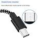USB Type C Cable, 4 Pack [3FT 6FT 6FT 10FT] Premium Nylon Braided Cable, USB C Cable to High-Speed Syncing and Charging Cable for USB C Smartphones Tablets Laptops and More USB C Devices