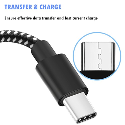USB Type C Cable, 4 Pack [3FT 6FT 6FT 10FT] Premium Nylon Braided Cable, USB C Lightning Cable to High-Speed Syncing and Charging Cable for USB C Smartphones Tablets Laptops and More USB C Devices - Thumbnail 3