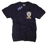 NYPD Shirt T-Shirt Navy Blue Clothing Apparel Officially Licensed Merchandise