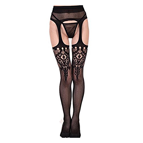 ADESUGATA-Womens-Sexy-Suspender-Giarrettiera-a-rete-in-pizzo-Set-intimo-donna-Collant-bretelle-Calze-autoreggenti-Giarrettiera-a-forma-di-pizzo-Lingerie-alta-Collant-3-pezzi