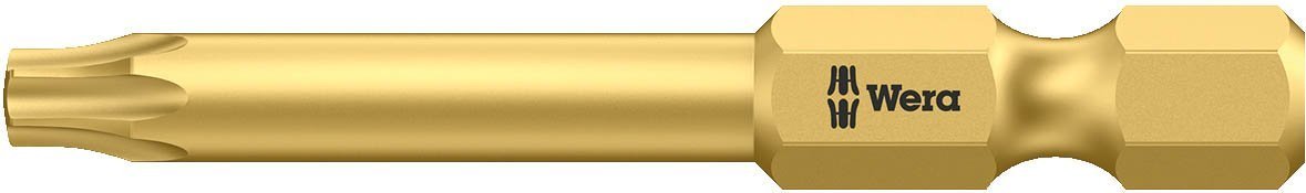 Wera 05060362001 20 x 89 mm 867/4 TX Bit for TORX with Holding Function - Silver