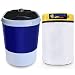 BUBBLEBAGDUDE Bubble Bags Machine 5 Gallon Mini Washer Herbal Ice Essence Extraction Washing Machine with 5 Gallon 220 Micron Zipper Bag - 110 Volts - Eliminate 90% of Work & Save Time primary
