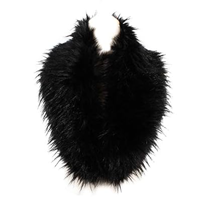Yetagoo Faux Fur Collar Women's Neck Warmer Scarf Wrap Gatsby 1920s Shawl Accessories Yetagoo Faux Fur Collar Women's Neck Warmer Scarf Wrap Gatsby 1920s Shawl Accessories
