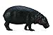 CollectA Wildlife Pygmy Hippopotamus Toy Figure - Authentic Hand Painted Model