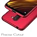 anccer Xiaomi Pocophone F1 Case [Ultra-Thin] [Anti-Stain] [Anti-Drop] Premium Material Slim Full Protection Cover for Xiaomi Pocophone F1 (Smooth Red)