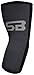 SB SOX Compression Elbow Brace (Pair) – Great Support That Stays in Place – for Tennis Elbow, Tendonitis, Arthritis, Golfers Elbow – Perfect for Weightlifting, Sports, Any Use (Black/Gray, Medium)