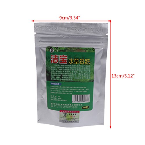Milue 40 Pcs Aquatic Plant Water Root Fertilizer Condensed Aquarium Fish Tank Cylinder - Thumbnail 6