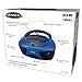 Jensen CD-475B Portable Sport Stereo Boombox CD Player with AM/FM Radio and Aux Line-in & Headphone Jack (Blue)