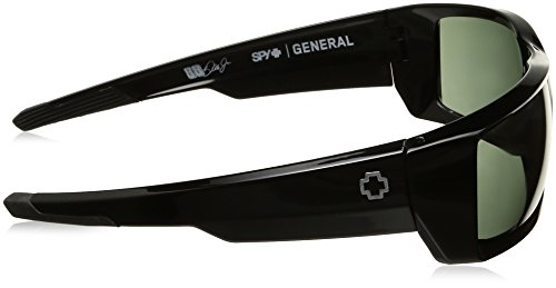 Spy Optic General Flat Sunglasses, Black/Happy Gray/Green, 60 mm