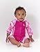 Tuga Girls Low Tide S/S Swimsuit (UPF 50+), Cotton Candy, 6/7 yrs