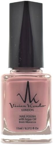 Vivien Kondor Vegan Friendly Argan Care Nail Polish (Dusky Rose), 11 ml (Pack of 1)