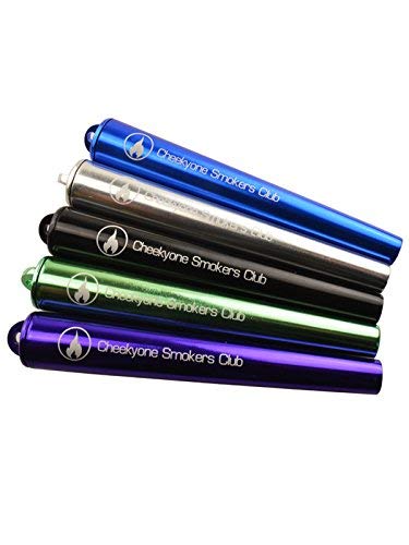 METAL AIR-TIGHT JOINT ROLL UP FRESH HOLDER CHEEKY ONE KING SIZE CONE SHAPED SMELL PROOF WATER RESISTANT CIG TUBE CASE