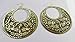 BELLY DANCE EGYPTIAN METAL COIN EARRING JEWELRY GYPSY (GOLD) 110