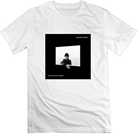 Cool Men's Leonard Cohen – You Want It Darker T Shirts.