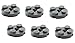 Lego Parts: Plate, Round 2 x 2 (PACK of 6 - DBGray)