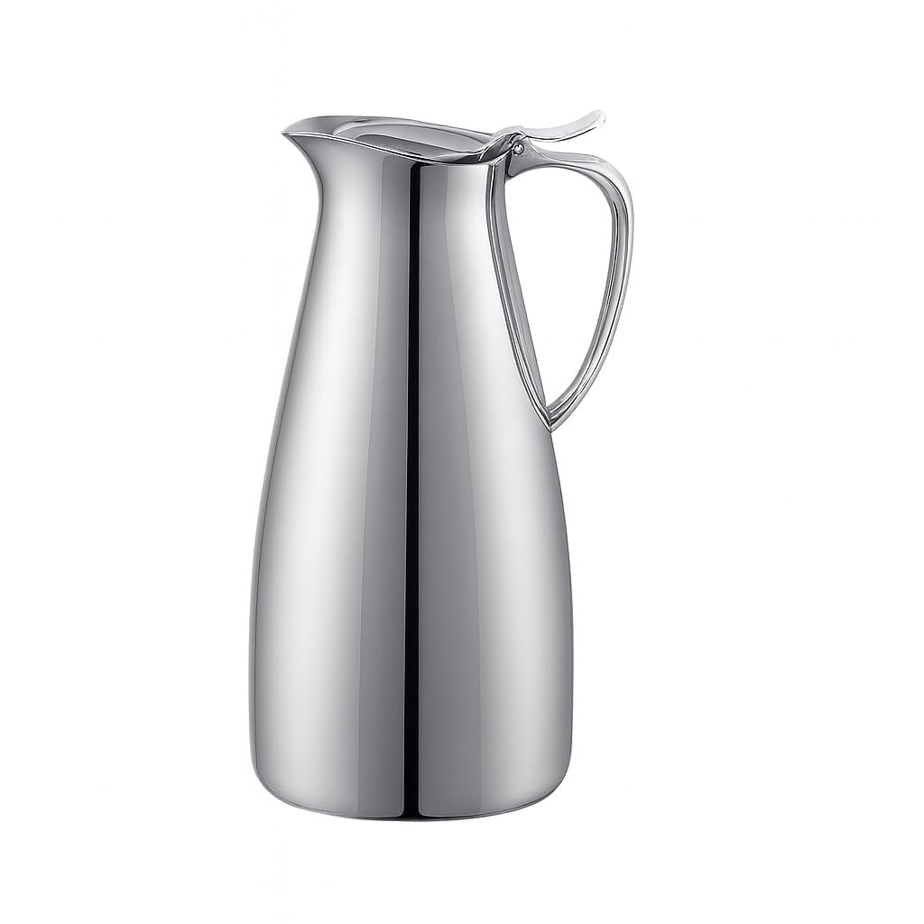 Photo 1 of *MISSING PARTS - Missing the lid*
Natier Premium Stainless Steel Coffee & Tea Server, 1L Tabletop Thermal Carafe with Double-Wall Insulated Body