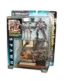 Spawn the Movie Year 1997 Playset - The Final Battle Playset with Spawn Figure and Violator on the Background Stage